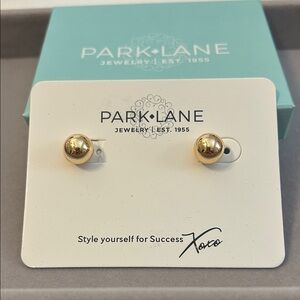Park Lane Gold Ball Earrings